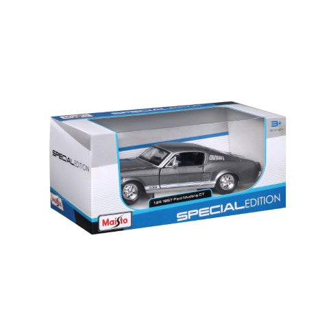 10-31260 GY Bburago Maisto - Ford Mustang GT (1967), grigia - 1:24