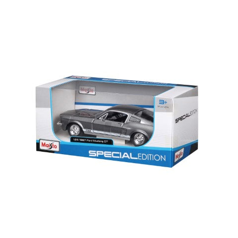 10-31260 GY Bburago Maisto - Ford Mustang GT (1967), grigia - 1:24