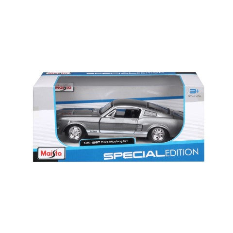 10-31260 GY Bburago Maisto - Ford Mustang GT (1967), grigia - 1:24
