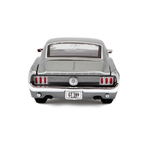 10-31260 GY Bburago Maisto - Ford Mustang GT (1967), grigia - 1:24