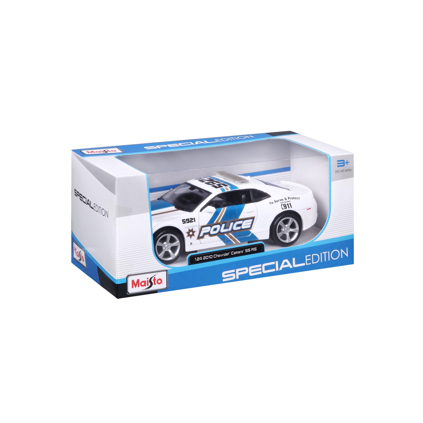 10-31208 Bburago Maisto - Chevrolet Camaro RS Police (2010) - 1:24