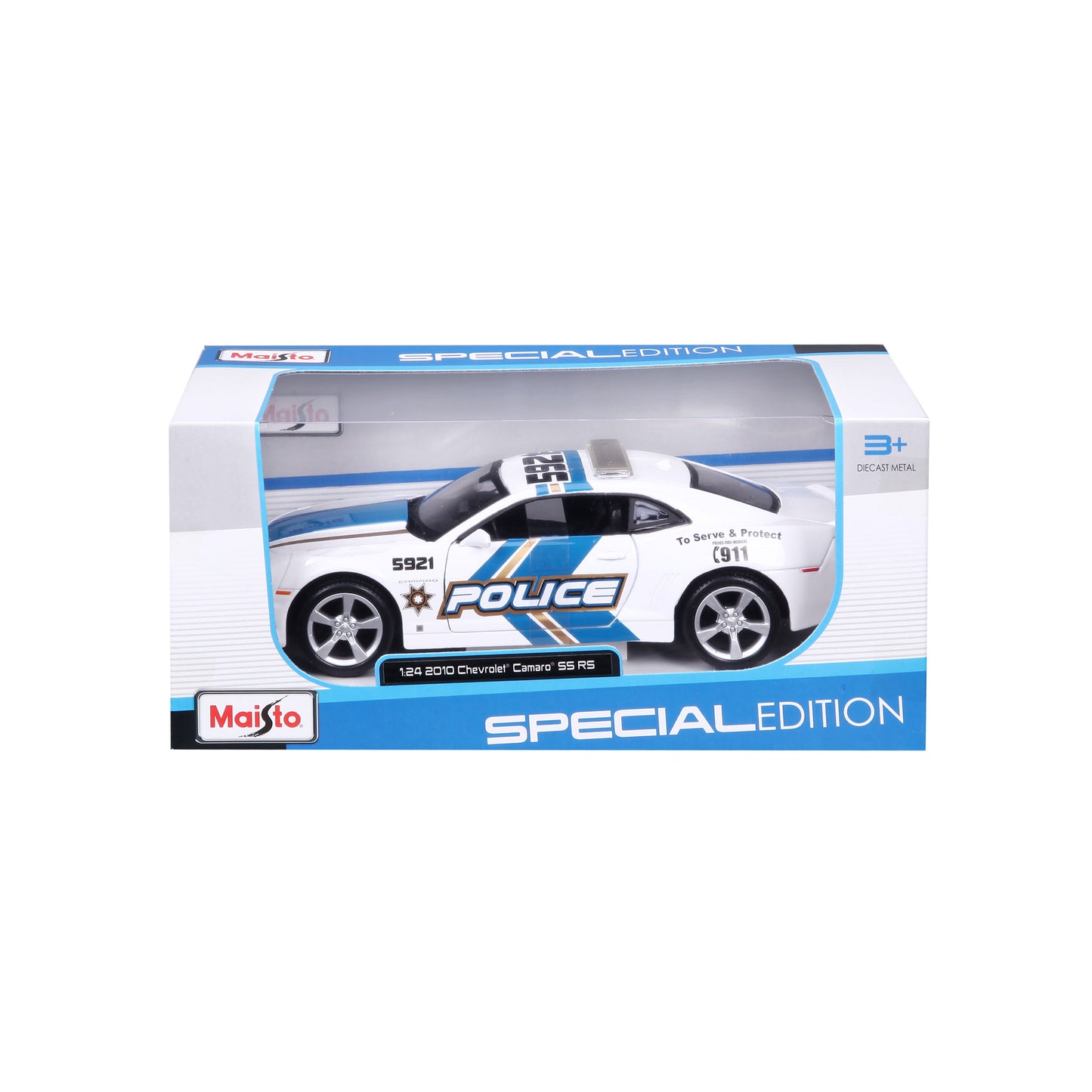 10-31208 Bburago Maisto - Chevrolet Camaro RS Police (2010) - 1:24