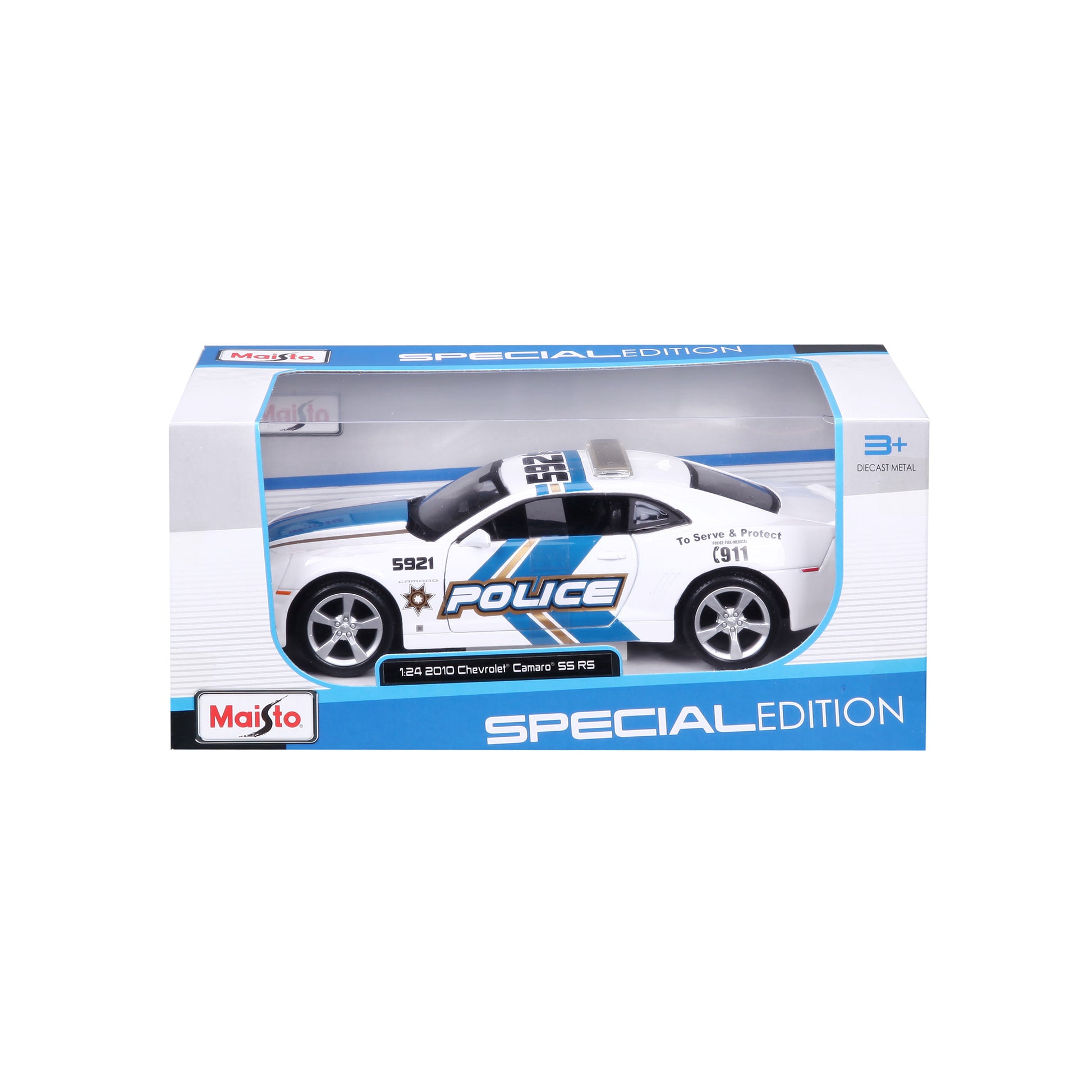 10-31208 Bburago Maisto - Chevrolet Camaro RS Police (2010) - 1:24