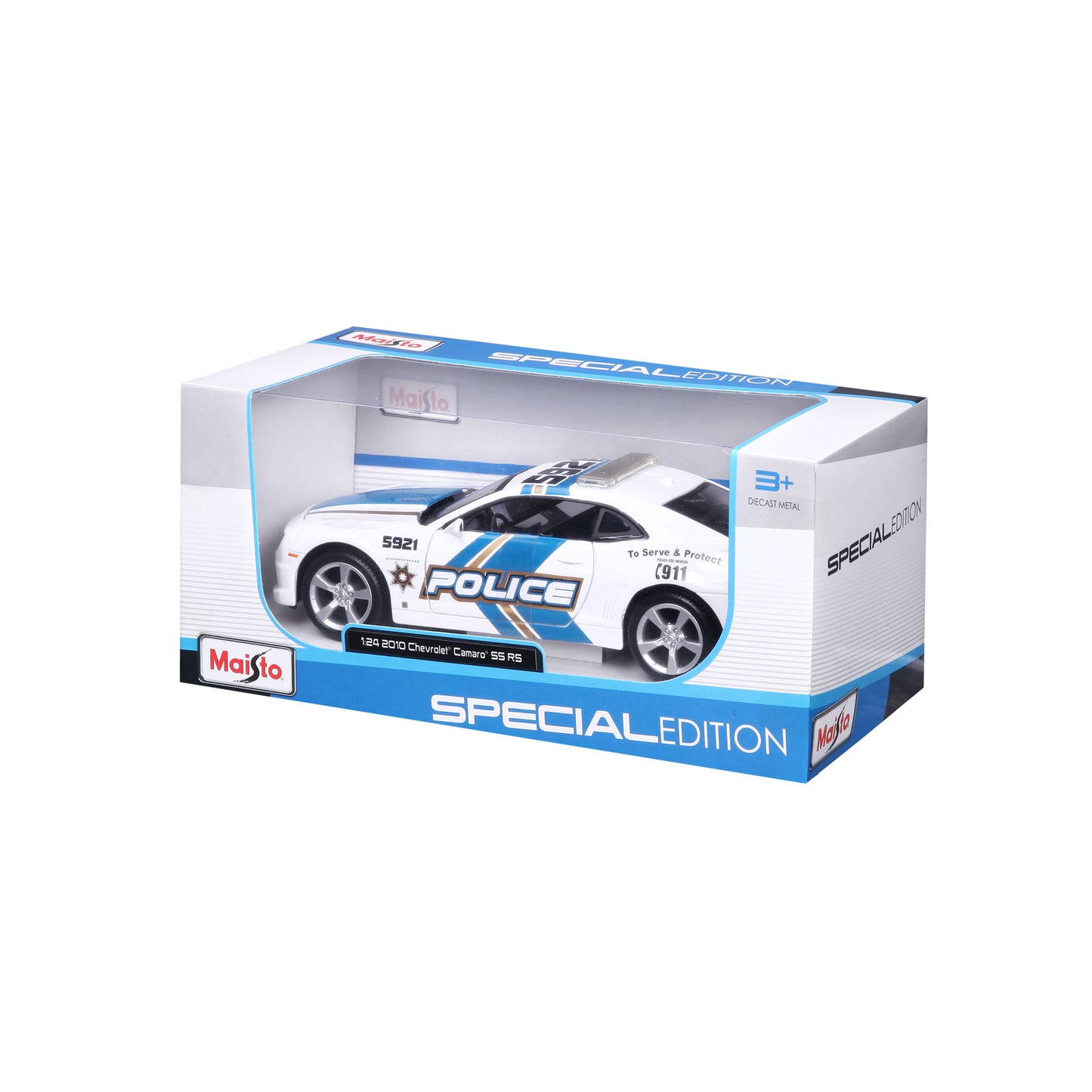 10-31208 Bburago Maisto - Chevrolet Camaro RS Police (2010) - 1:24