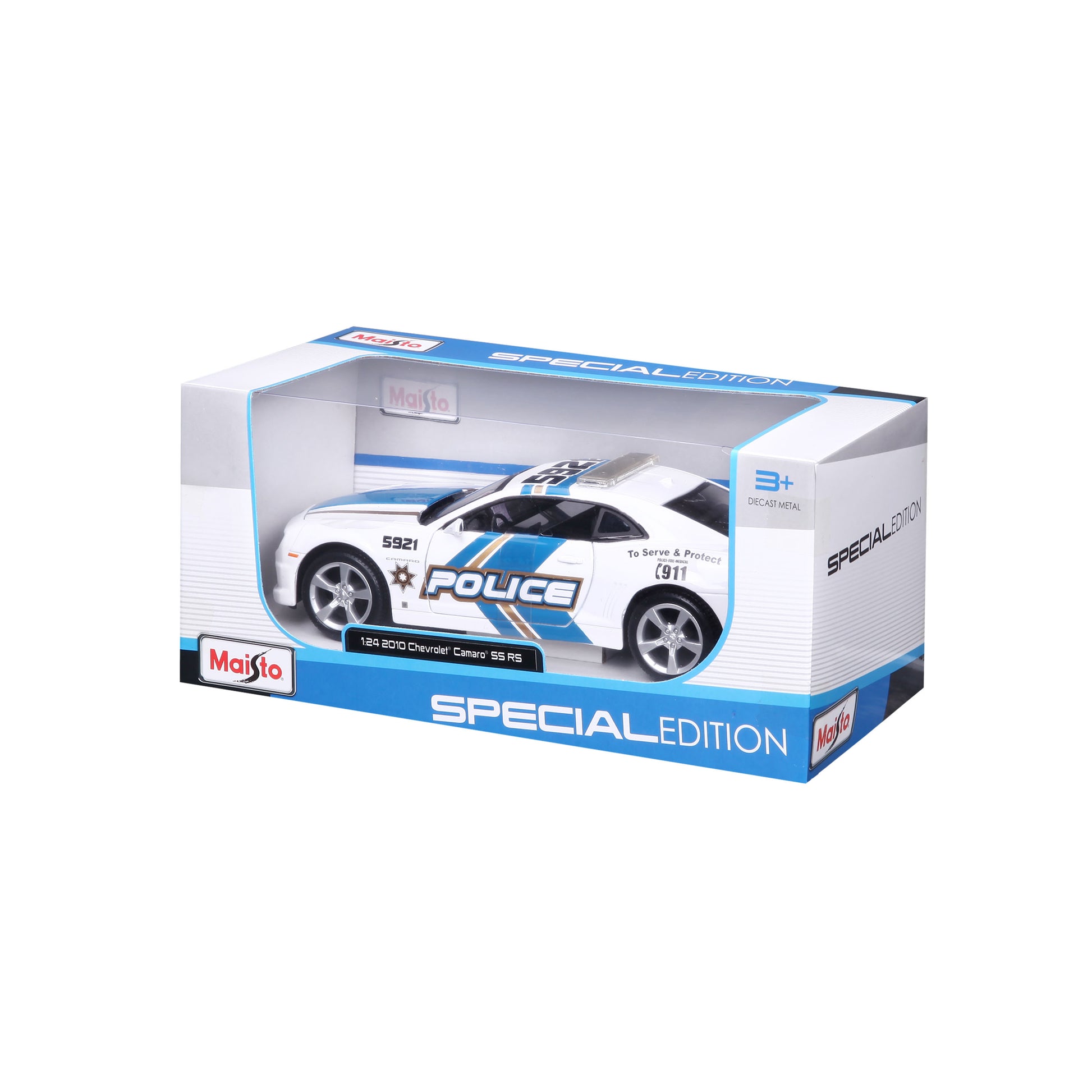 10-31208 Bburago Maisto - Chevrolet Camaro RS Police (2010) - 1:24