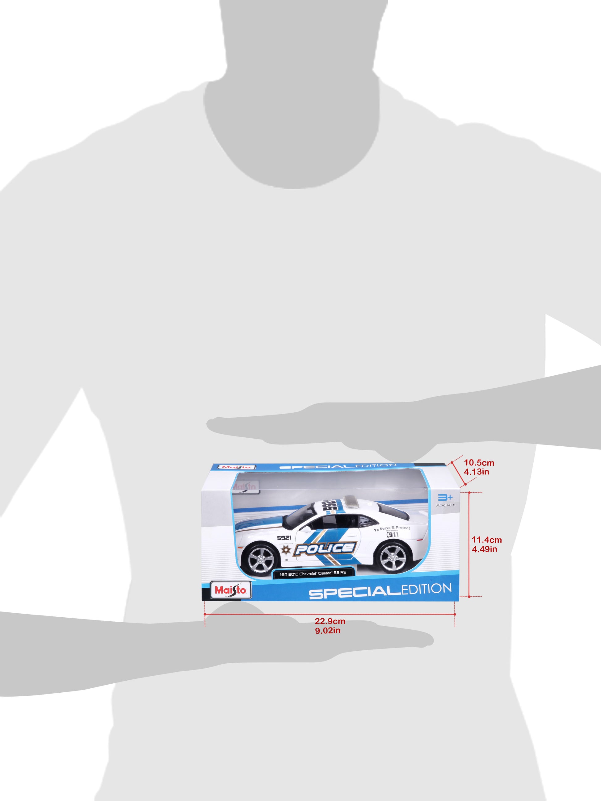 10-31208 Bburago Maisto - Chevrolet Camaro RS Police (2010) - 1:24