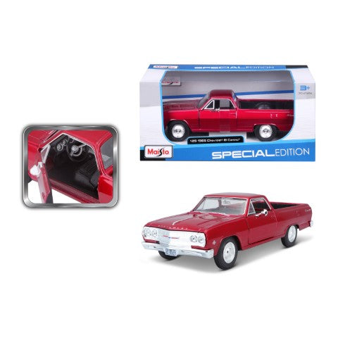 10-31977 Bburago Maisto - Chevrolet El Camino (1965), rossa - 1:25