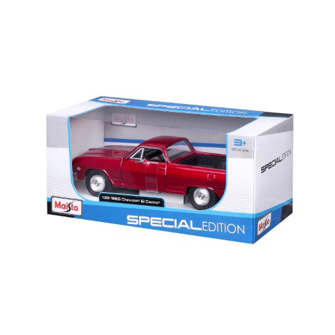 10-31977 Bburago Maisto - Chevrolet El Camino (1965), rossa - 1:25
