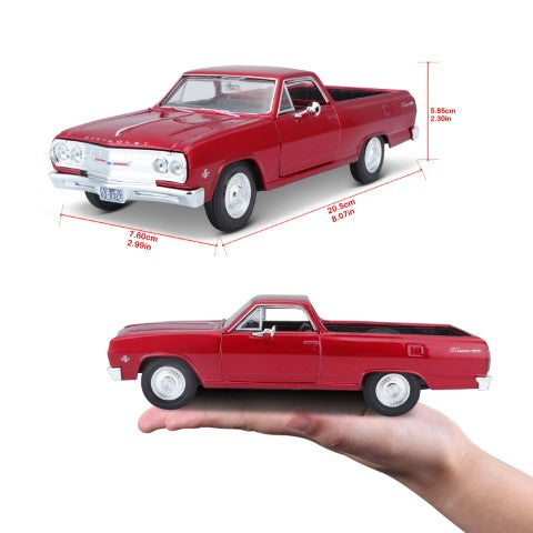10-31977 Bburago Maisto - Chevrolet El Camino (1965), rossa - 1:25
