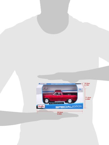 10-31977 Bburago Maisto - Chevrolet El Camino (1965), rossa - 1:25