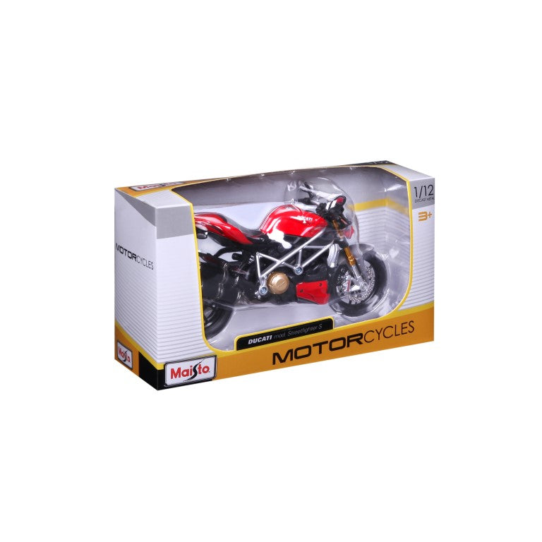 10-11024 - Bburago Maisto - 1:12 Moto -  Ducati Streetfighter S 11024 - Rossa