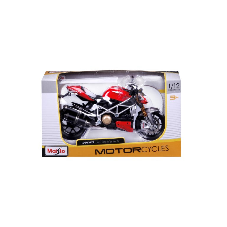 10-11024 - Bburago Maisto - 1:12 Moto -  Ducati Streetfighter S 11024 - Rossa