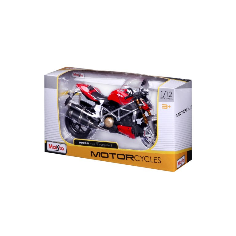 10-11024 - Bburago Maisto - 1:12 Moto -  Ducati Streetfighter S 11024 - Rossa