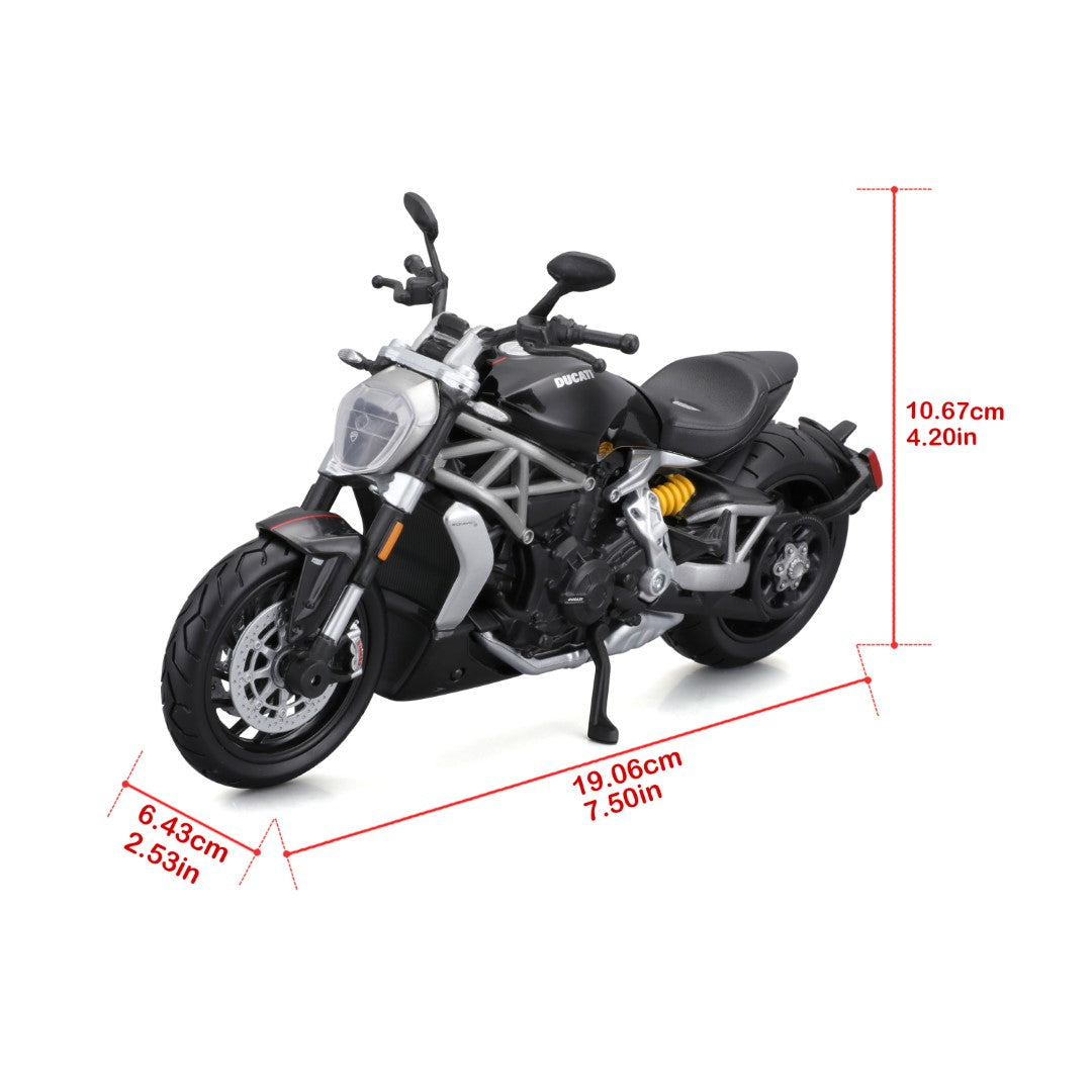 10-20101 Bburago Maisto moto  Ducati XDiavel S, nera - Scala 1:12