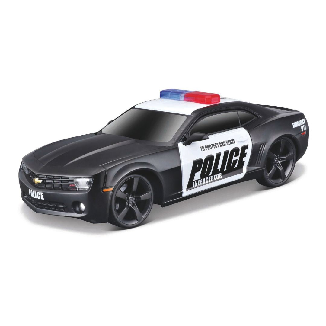 10-81236 Bburago Maisto - Chevrolet Camaro SS Police 2010 1:24 radiocomando