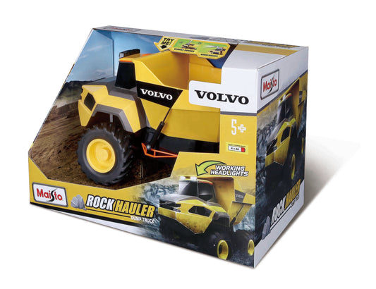 10-82232 Bburago Maisto - Camion Volvo Rock Hauler - con luci e suoni