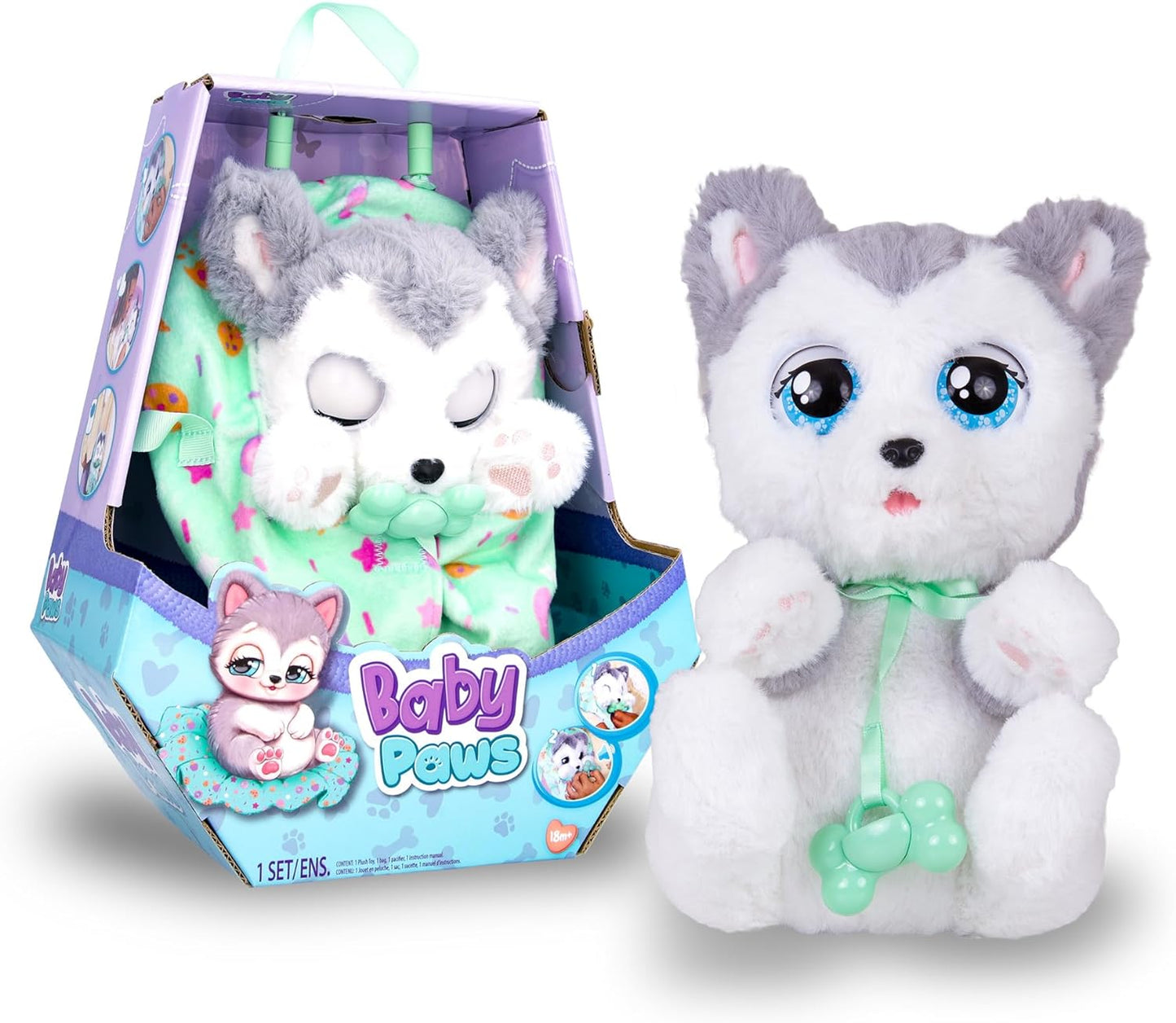 917620 IMC TOYS BABY PAWS HUSKY 917644  Peluche interattivo
