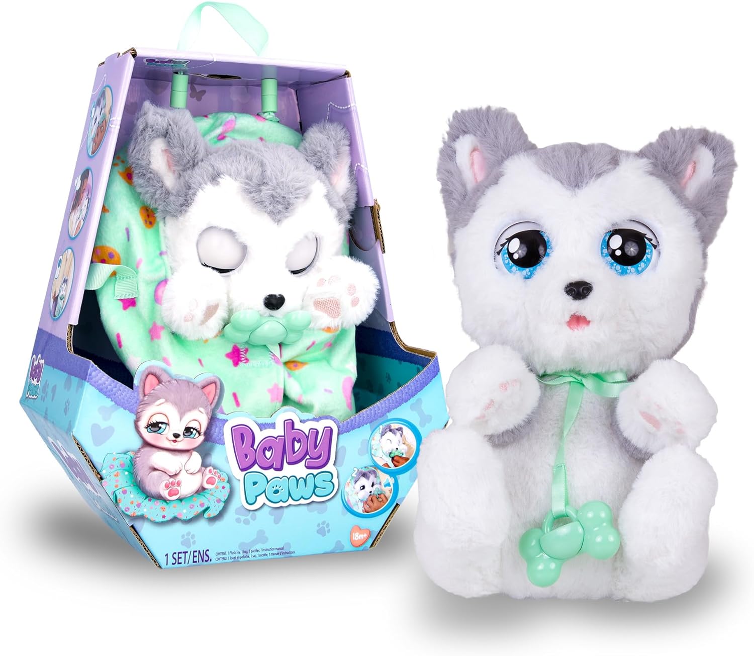 917620 IMC TOYS BABY PAWS HUSKY 917644  Peluche interattivo