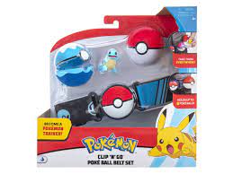 Rei Toys PK170400Pokémon Clip 'n' Go Poké Ball Set Cintura -  Modello casuale