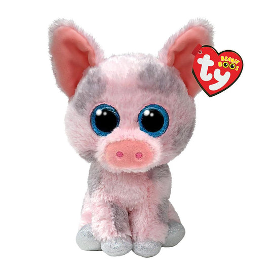 T37318 Ty - Beanie Boos - Peluche maialino - Hambo (15 cm)