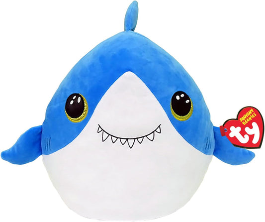 T39268 Ty - Squish-a-Boos - Cuscino peluche - Finsley - Squalo 20 cm