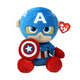 T41189 Ty - Marvel - Peluche Capitan America (20 cm)