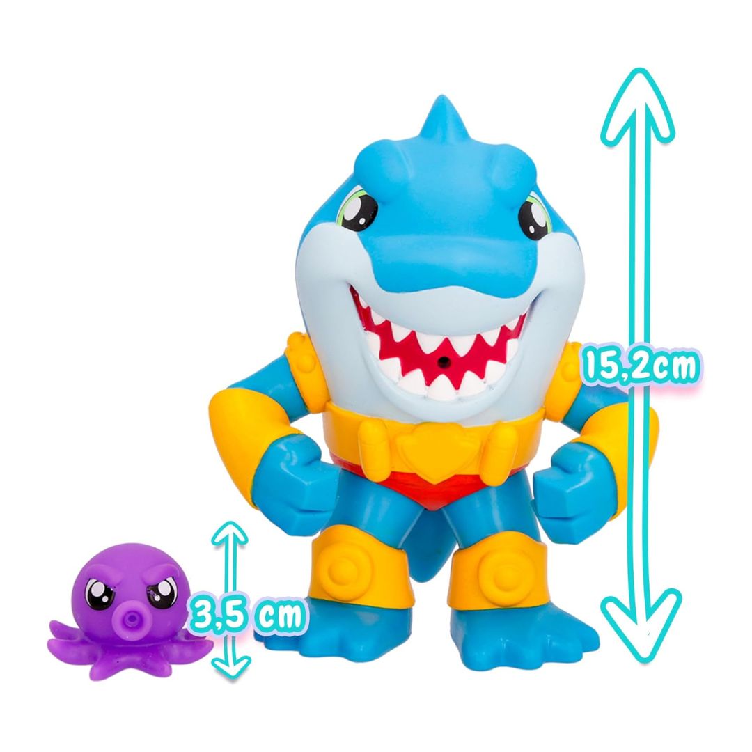 911802 IMC Toys - Bloopies: Bath Squad - Squalo Blu - Giochi per il bagnetto