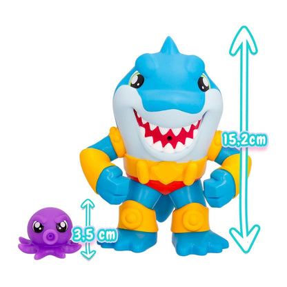 911802 IMC Toys - Bloopies: Bath Squad - Squalo Blu - Giochi per il bagnetto