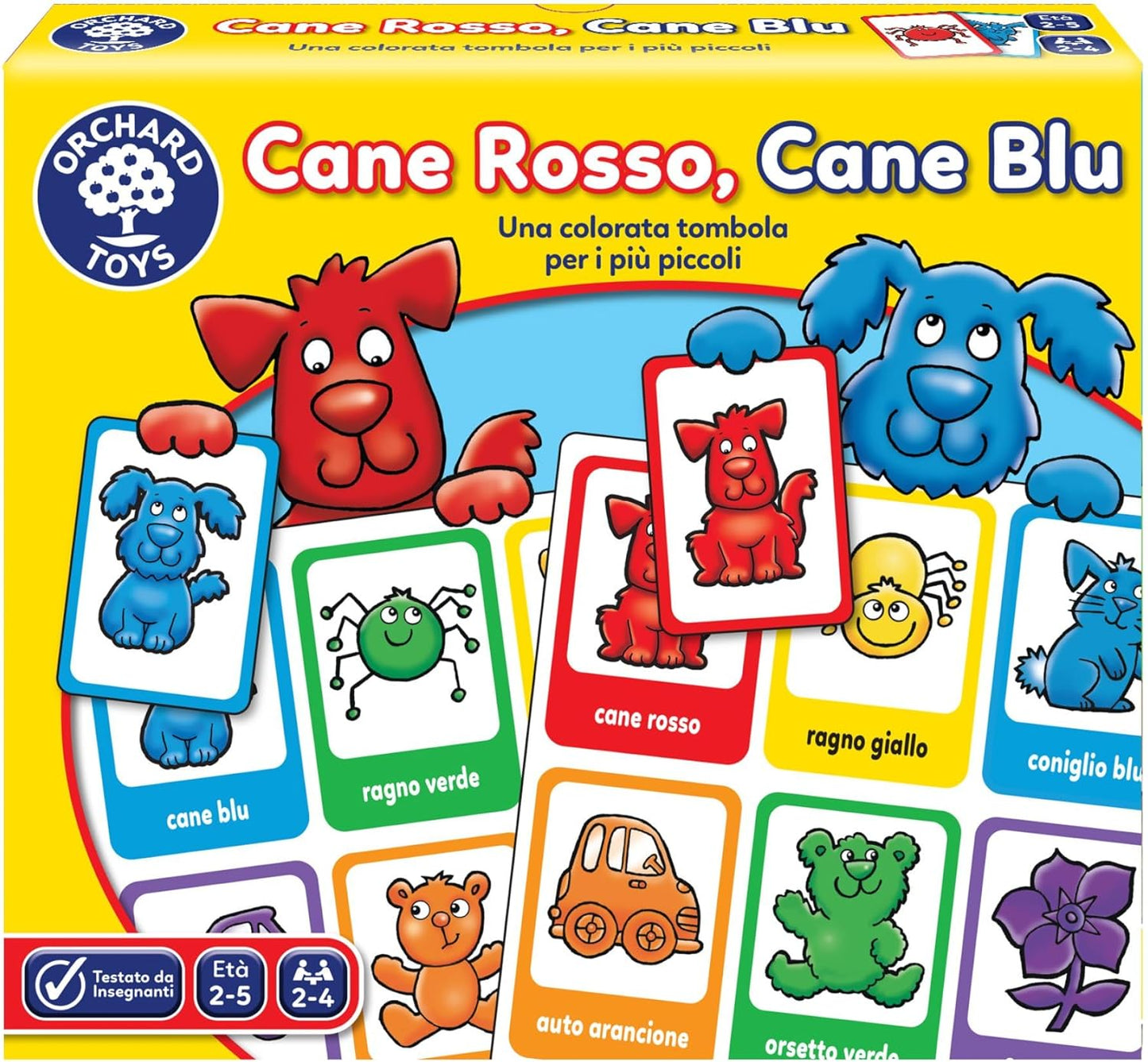ORC0044IT - Orchard Toys - Cane Rosso, Cane Blu - Gioco educativo