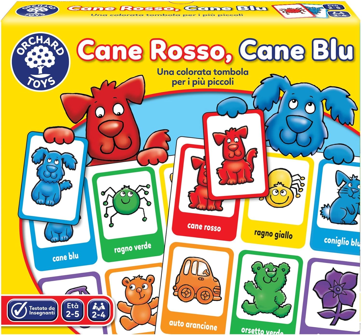 ORC0044IT - Orchard Toys - Cane Rosso, Cane Blu - Gioco educativo