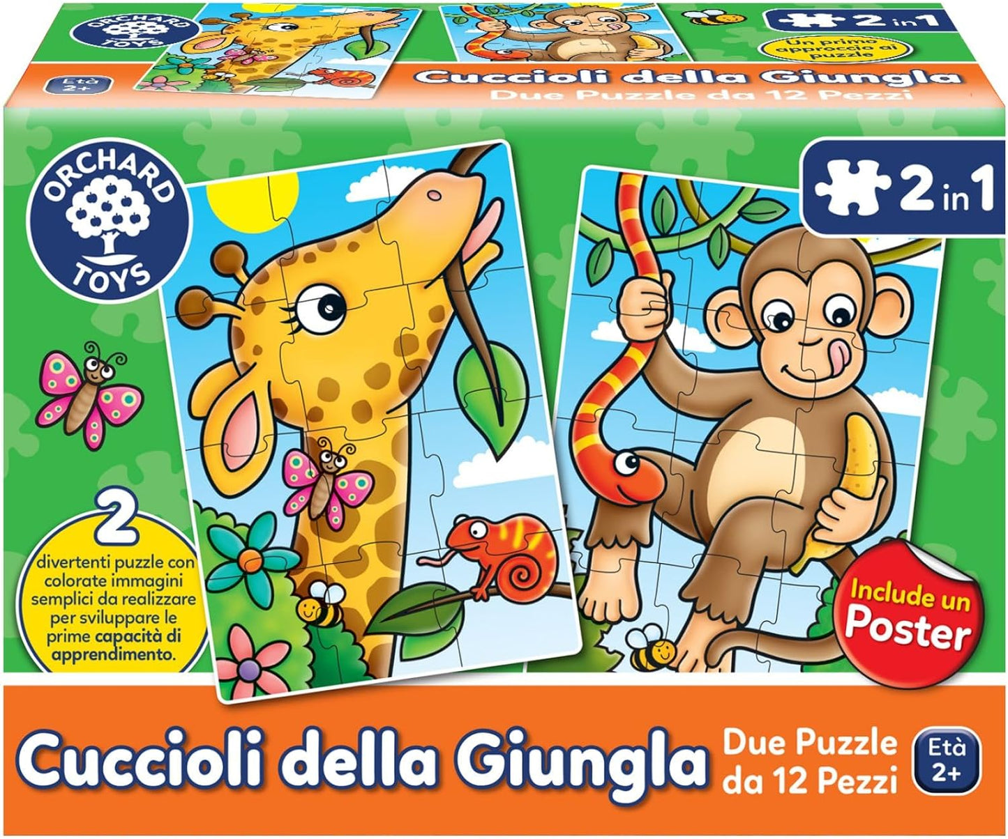 ORC0293IT - Orchard Toys -  Cuccioli della Giungla - puzzle