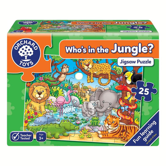 Chi c’è nella Giungla? Puzzle Educativo 25 Pezzi Orchard Toys  Gioco Didattico
