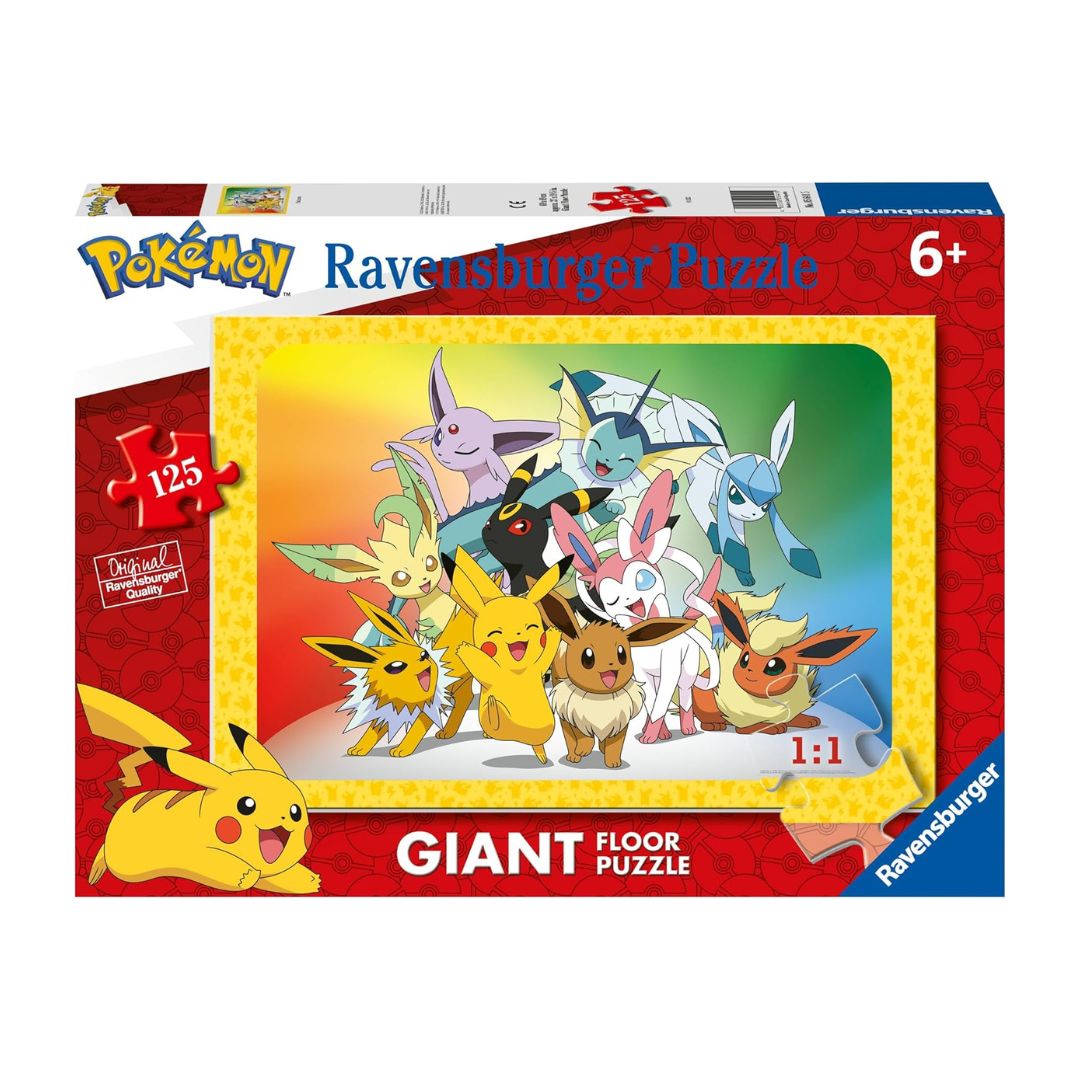 5641 Ravensburger - Pokémon - Puzzle Giant Floor - 125 pezzi