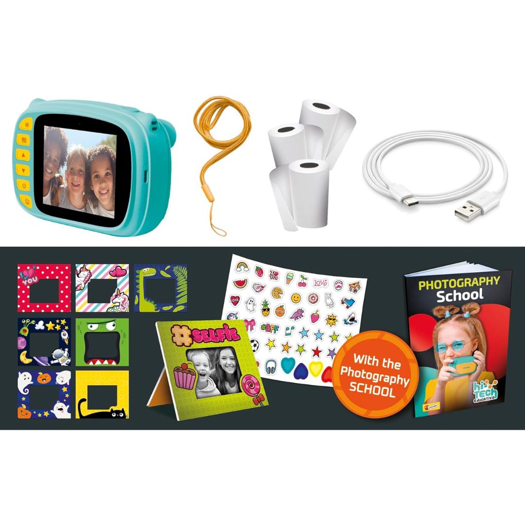101047 Lisciani - Print Cam Hi-Tech - Macchina fotografica per bambini