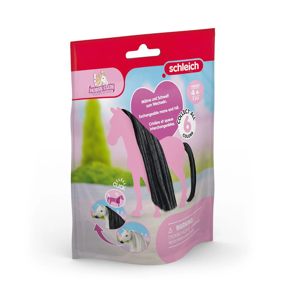 42649 Schleich Sofia's Beauties - Criniera e coda per cavalli - Nere