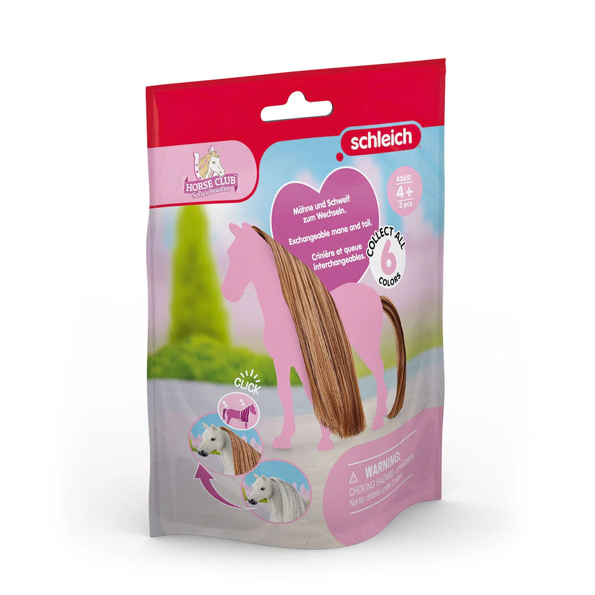 42651 Schleich Sofia's Beauties - Criniera e coda per cavalli - Cioccolato