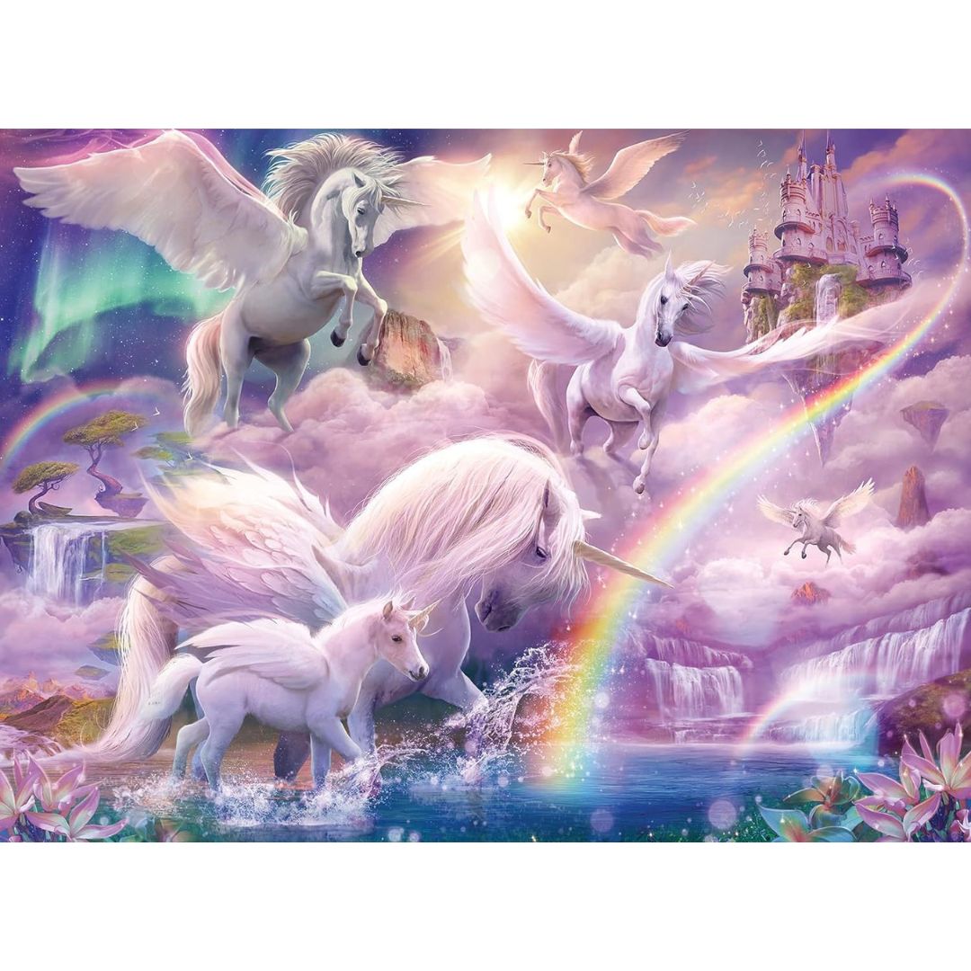 12979 Ravensburger - Unicorno pegaso - Puzzle XXL (100 pezzi)