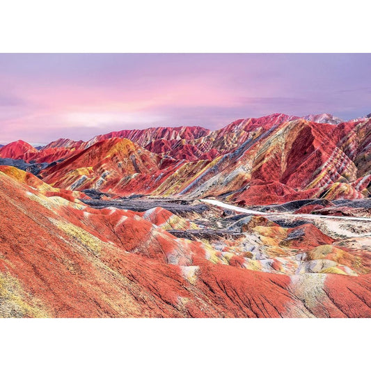 17314 Ravensburger - Montagne Arcobaleno, Cina - Puzzle 1000 pezzi