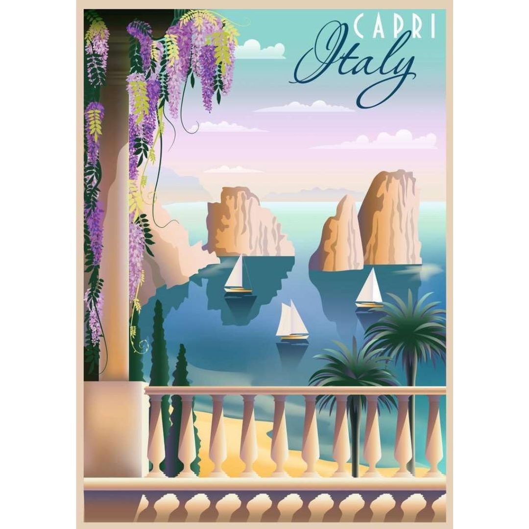 17615 Ravensburger - Cartolina da Capri, Italia - Puzzle 1000 pezzi