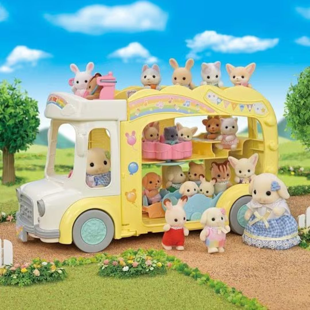 5744 Sylvanian Families - Il AutoBus Arcobaleno Sole