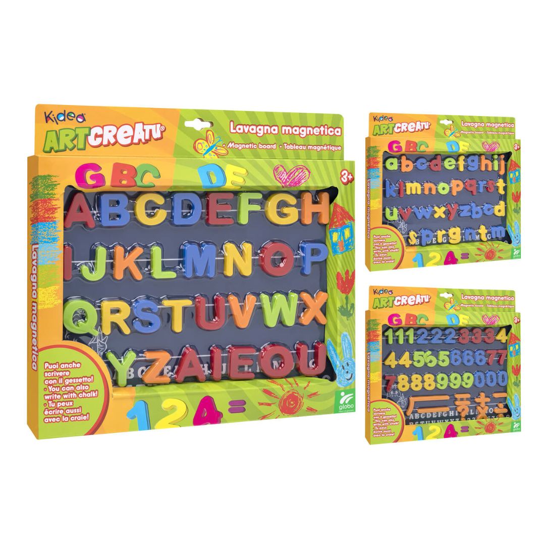 30434  Globo Lavagna Magnetica  con Lettere o Numeri.Gioco Educativo per bambini