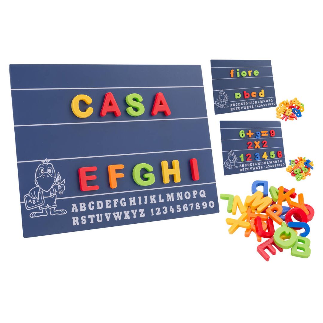 30434  Globo Lavagna Magnetica  con Lettere o Numeri.Gioco Educativo per bambini