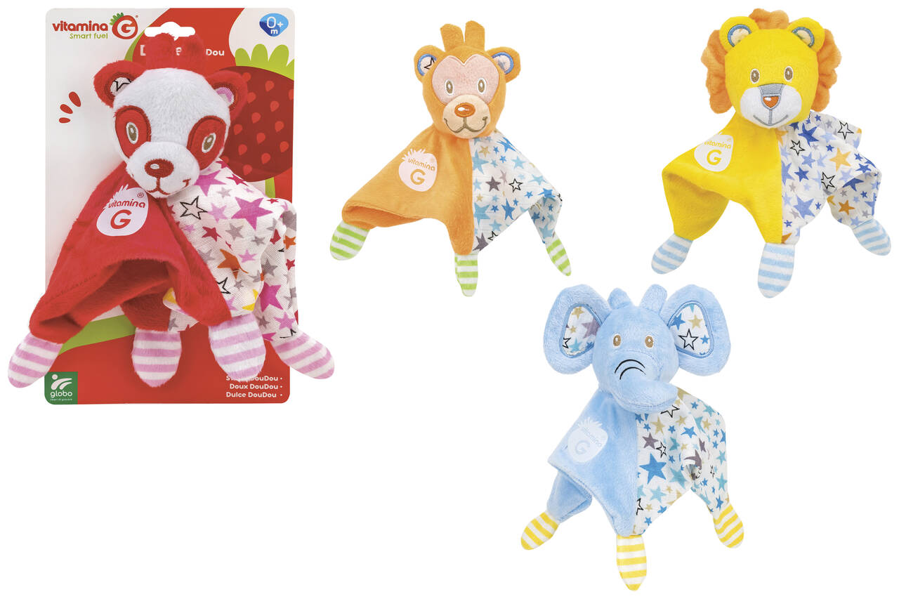 VitaminaG Dou Dou, Straccetto per la nanna  prima infanzia 22x22cm 4 varianti
