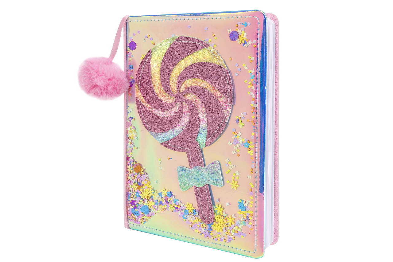 42360 WToy - Diario Fantasy con lustrini e pon pon