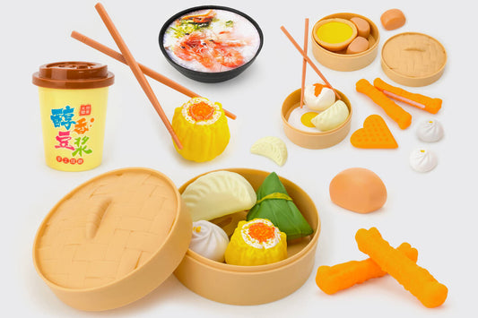 39573  WToy - Set Alimenti cinesi con accessori, in 2 varianti