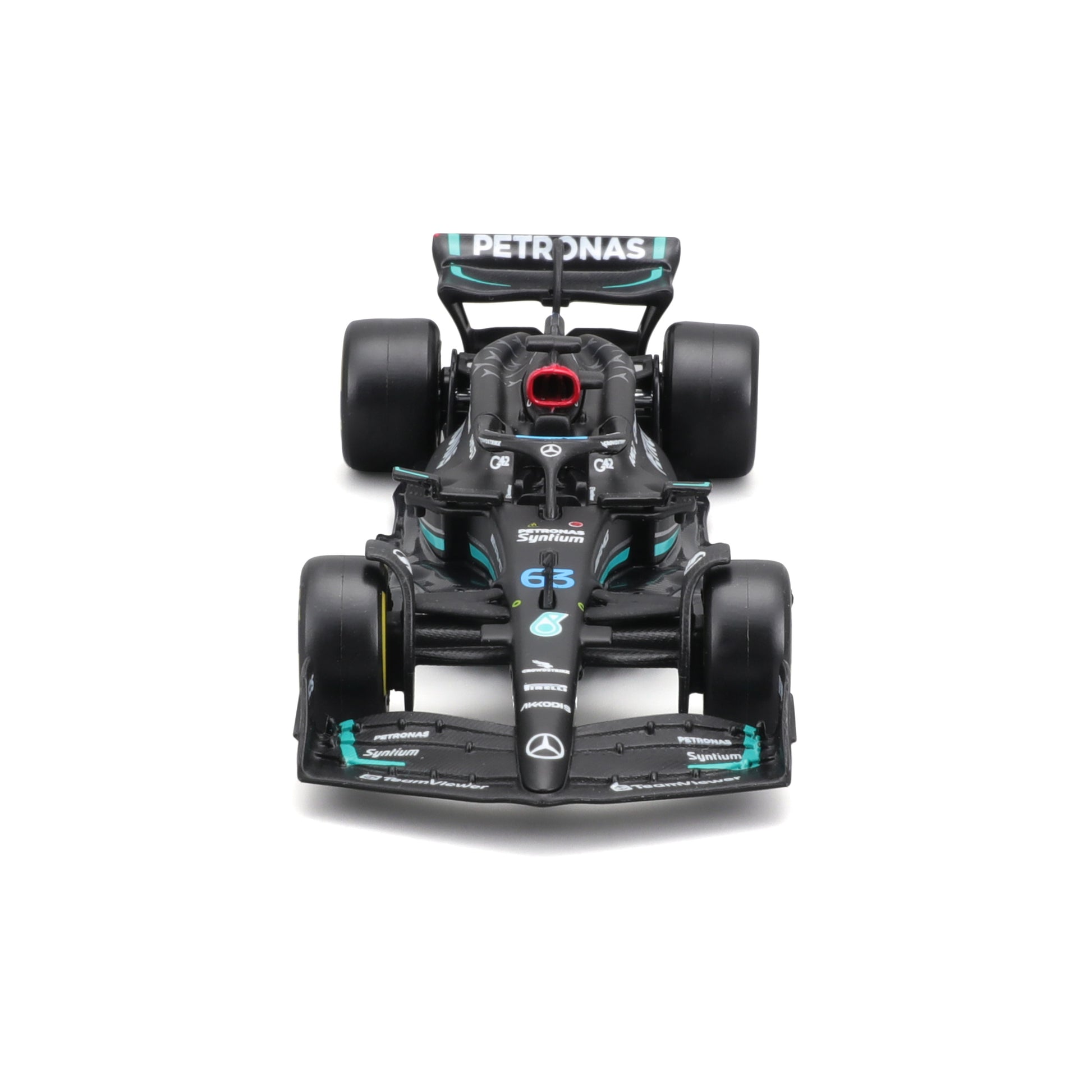 18-01596 Bburago Race - Mercedes AMG F1 W14 E Performance #63 - Scala 1:43