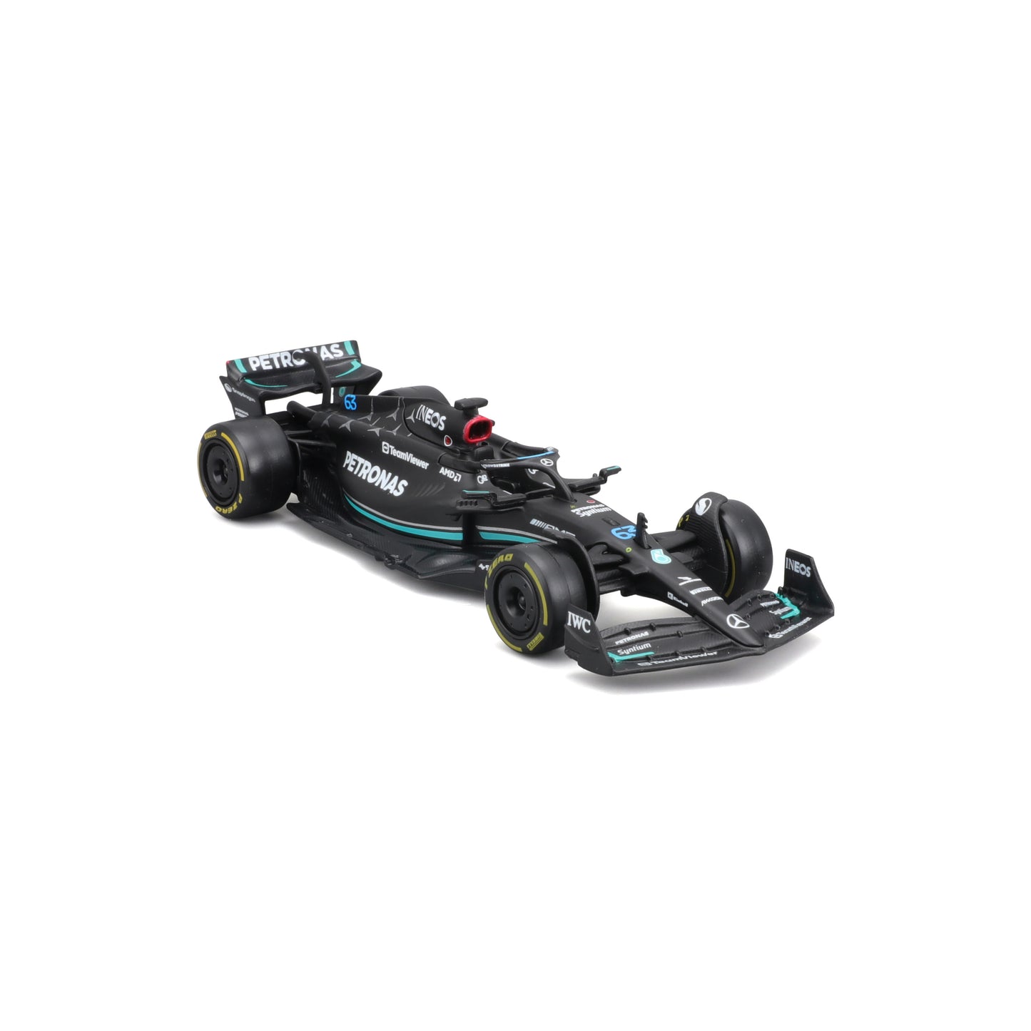 18-01596 Bburago Race - Mercedes AMG F1 W14 E Performance #63 - Scala 1:43