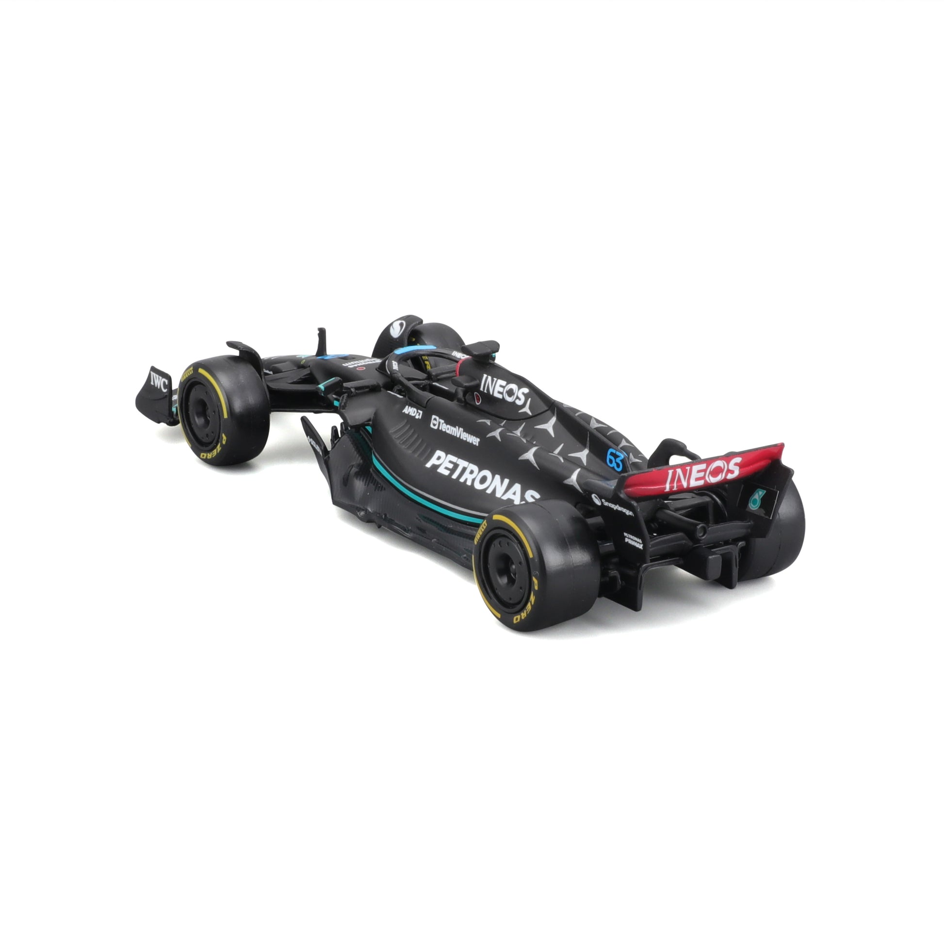 18-01596 Bburago Race - Mercedes AMG F1 W14 E Performance #63 - Scala 1:43