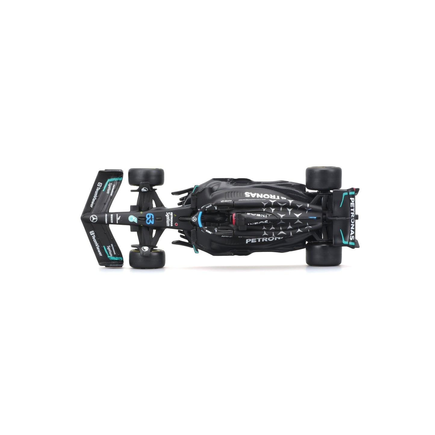 18-01596 Bburago Race - Mercedes AMG F1 W14 E Performance #63 - Scala 1:43