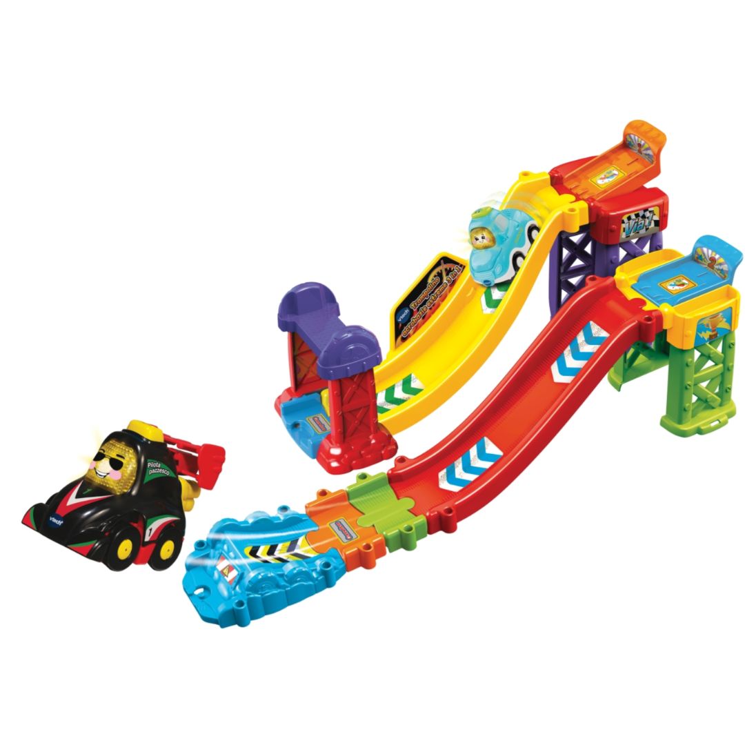VTech 80-527507-007 - Vroom Vroom Go - Trampolino acrobazie estreme 3 in 1